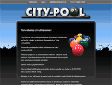 Tablet Screenshot of city-pool.fi